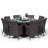 Karcher 8 Seater Dining Set with Cushions and Parasol