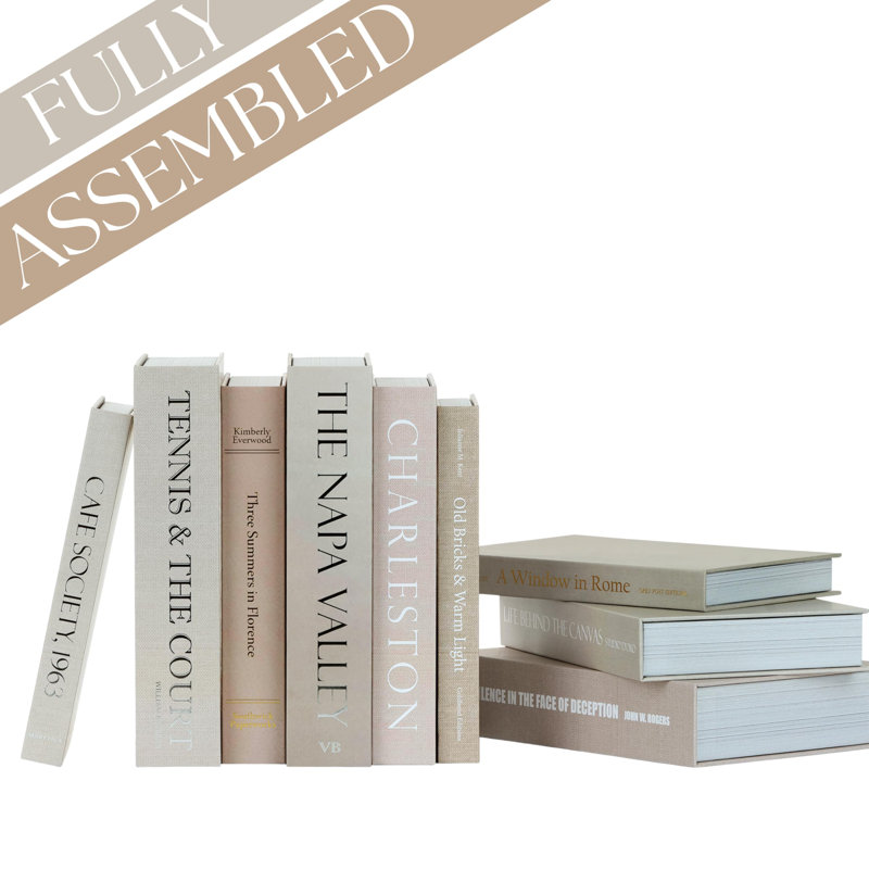 9 faux livres neutres