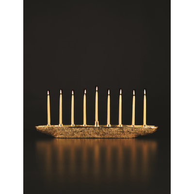 Nest Menorah Metal Candelabra