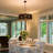 Modern Luxury 4-Light Black Lace Drum Crystal Chandelier with Adjustable Gold Chain