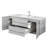 Kato 48" Single Sink Bathroom Vanity with Cultured Marble Top-1596835626