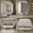 LED Recessed or Surface Frameless Medicine Cabinet with Mirror and USB, Outlet, Magnifying Mirror, Defogger, Adjustable Shelves-94340486