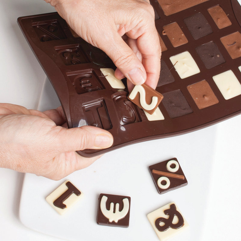 Moulure en chocolat cuisivin numbers Pavoni