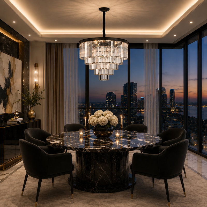 Allure 28-Light Round LED Chandelier