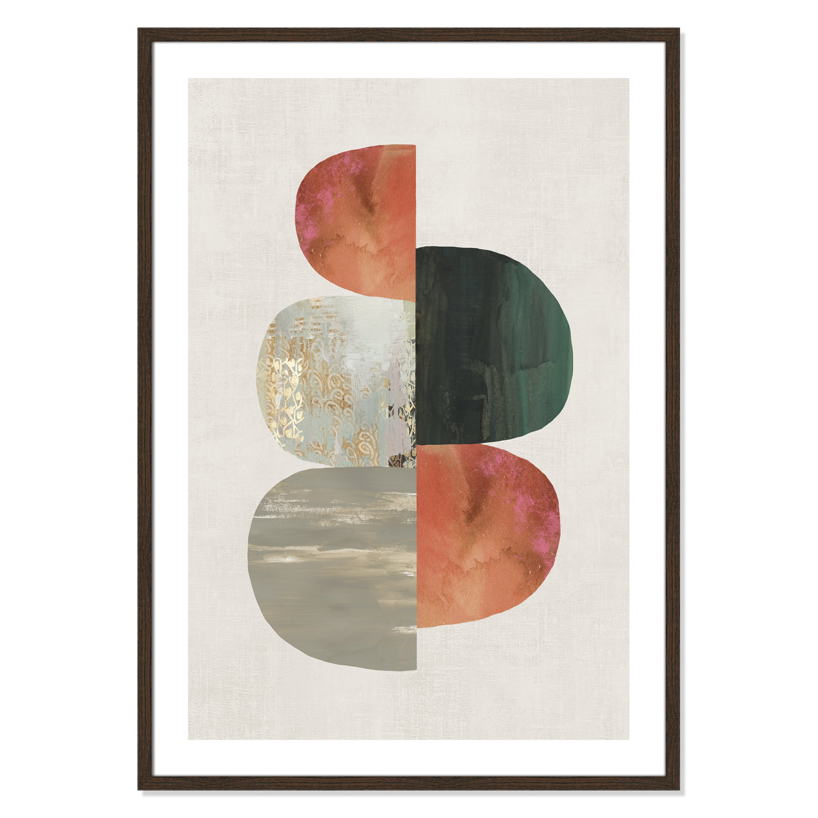 Evolving Energy II by Tom Reeves - Print, 41.5" H x 29.5" W, Framed Print, Walnut