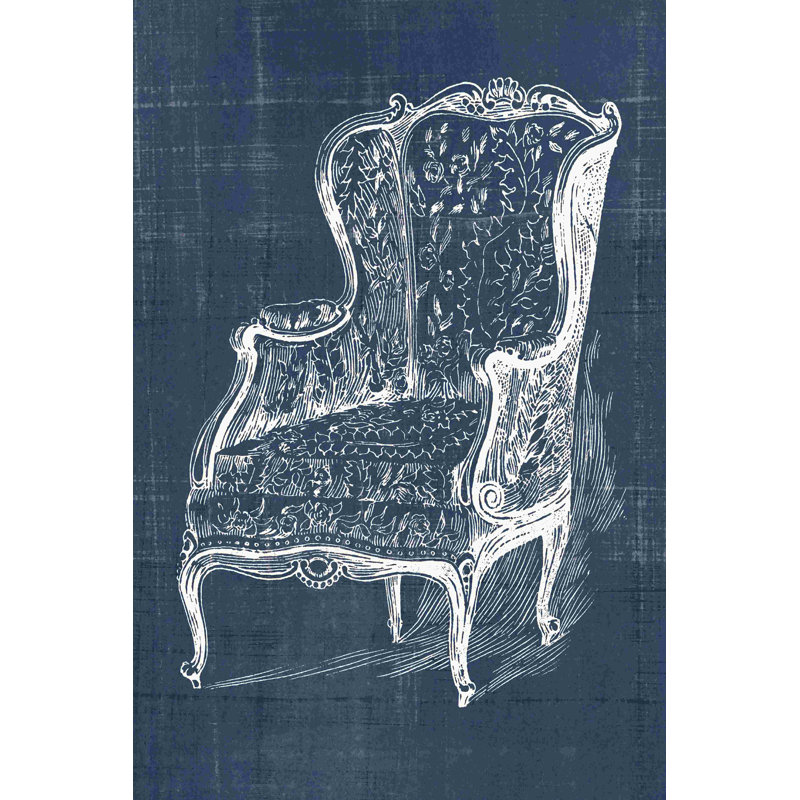 Antique Antique Blueprint III, H 30 po x l 20 po