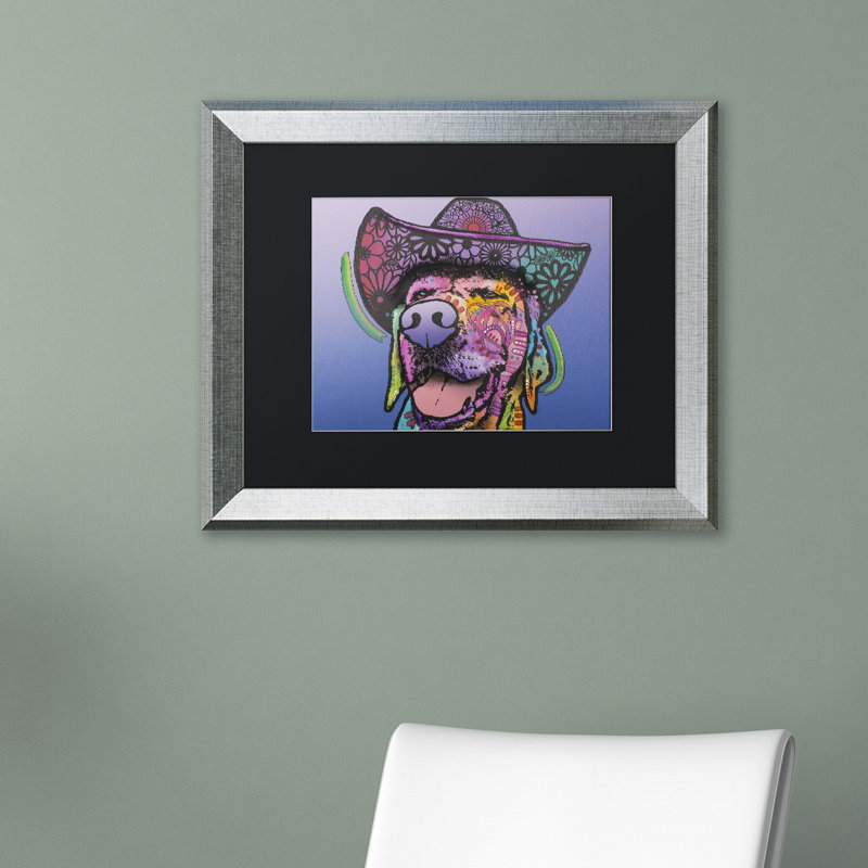 « penelope custom-4 »-reproduction d’impression sur toile, H 11 po x l 14 po x P 0,5 po, Noir, Cadre noir