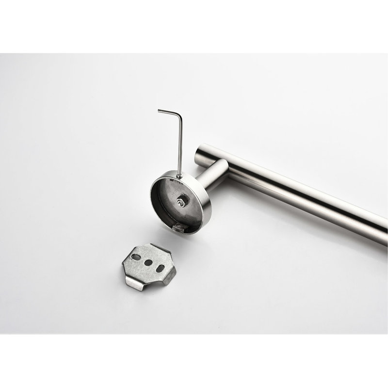 3 Bathroom Accessory - Brushed Nickel, Stainless Steel, Contemporary Look, Scratch-, , Effortless Installation Sort In Modern Aesthetic, Easy Type
