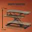 Adjustable Metal Base Standing Desk Converter
