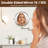 Wall Mounted 8"Makeup Mirror With 1X/10X Magnification Makeup Mirror-1803749014