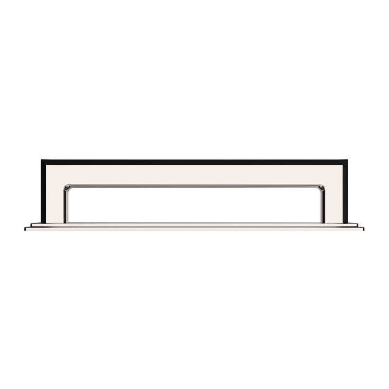 4941 Transitional Back Plate, Polished Nickel