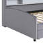 Lit plateforme simple tapissier avec rangement et tiroirs-1737608796