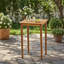 Table de bar d'extérieur en bois d'acacia minimaliste-131268131