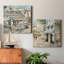 «Rooftop Cafe Détail I», ensemble de 2 reproductions d'art sur toile tendue-343282130