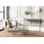 Siems 100cm Glass Top Console Table
