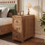 Ensemble de 2 tables de bout en bois massif