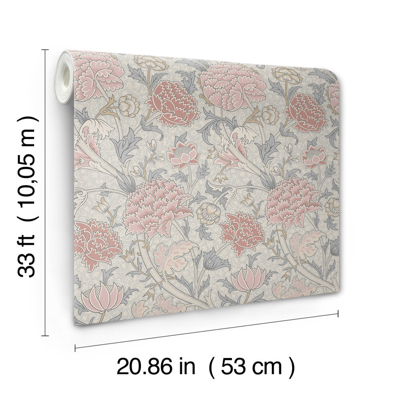 Floral Roll, Pink