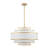 Aasim 24" 5-Light Dimmable Tiered Drum Chandelier-390782524