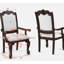 Ensemble de salle à manger rectangulaire formel 5 pièces avec rallonge extensible de 18 pouces et base à double piédestal finement sculpté, parfait pour les rassemblements élégants-66103744