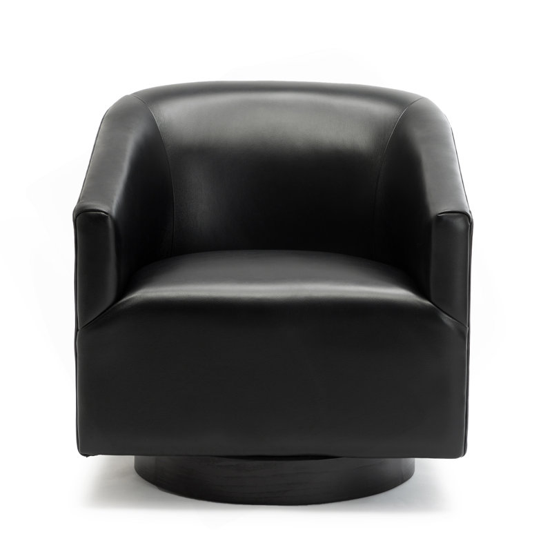 Chaise pivotante Garland, Noir