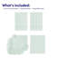 Ensembles de draps en microfibre brossée double très grand divisé et réglable - très grand, menthe-131115506-131115508