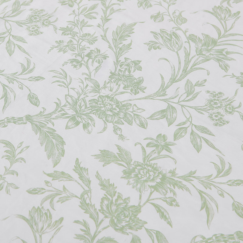 Laura Ashley Natalie Cotton Floral Single Shower Curtain