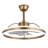 Chantrice 24 Inch Modern LED Ceiling Fan with Lights and Remote, 6 Speeds Reversible Fandelier Ceiling Fan for Bedroom-1320382689