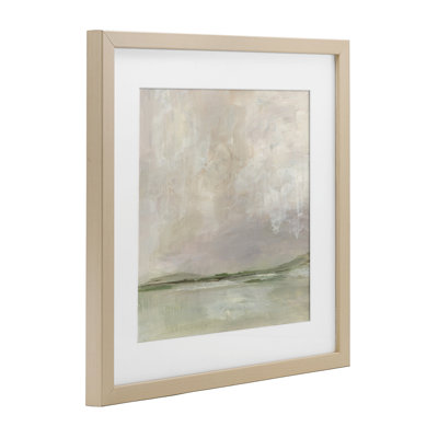 «A Wash Of Colours Neutrals», reproduction d'art sous verre, design par Kristen Dalpiaz