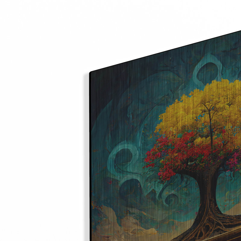 «Arbre de vie 26» par Ray Heere, art mural en métal, H 12 po x l 12 po