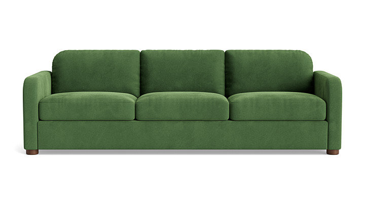 Archie Sofa (95"), Performance Velvet - Ivy