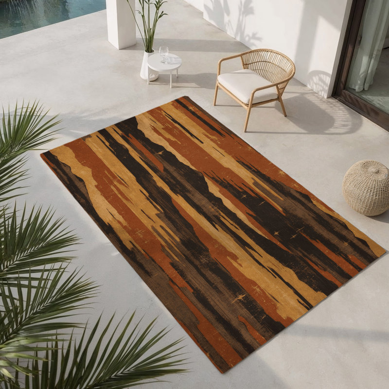 Tapis intérieur et extérieur Mirage Splendor, Rectangulaire 8 pi x 10 pi