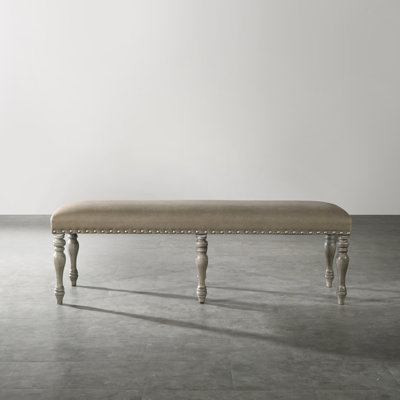 Dasher Microfiber / Microsuede Upholstered Bench