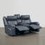 Canapé inclinable électrique en cuir véritable Zachery avec console multifonctionnelle-1624016636-1631181286