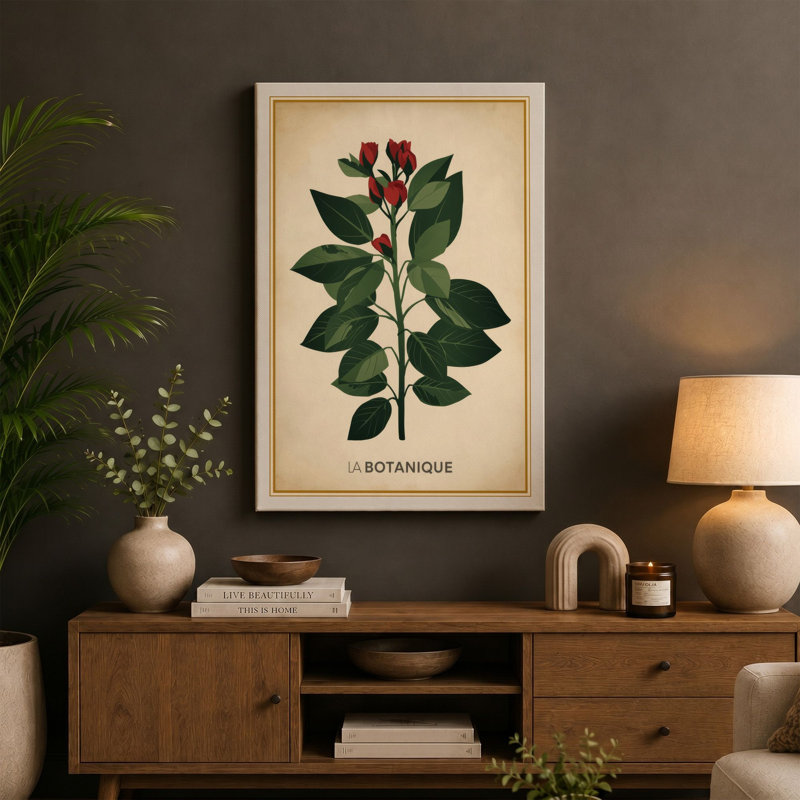 Specimen Botanical - Wrapped Canvas, 24x16 - 61.0 x 40.6 cm, White Border