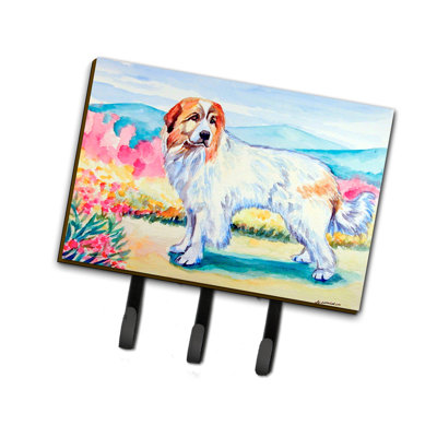 Porte-laisse et porte-clef great pyrenees