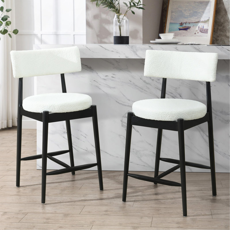Tabouret de comptoir Mid-Century moderne (ensemble de 2)
