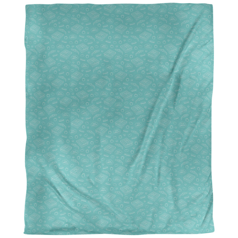 Housse de couette, Housse de couette simple TG, Bleu sarcelle/blanc, Polyester brossé