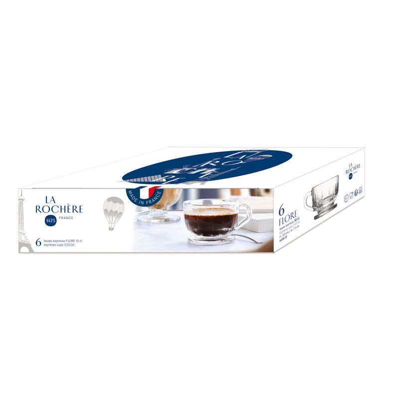 Flore Glass Espresso Cup