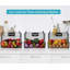 Metal Wall Organizer with Wall Baskets