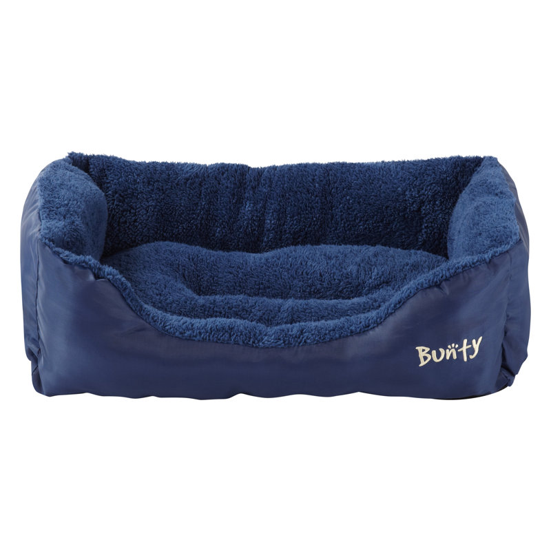 Bacup Polyester Pet Bed, Small (47 cm L x 37 cm W), Blue