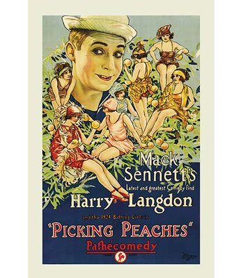 Picking Peaches by Mack Sennett  - Unframed Vintage Advertisement Print -  Buyenlarge, 0-587-62011-LC4466