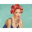 Pin up Girl with Curler