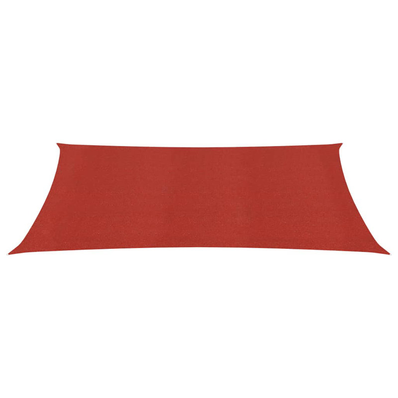 Attalus Rectangular Shade Sail, 2.5m x 4.5m, Red