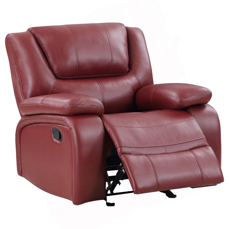 Fauteuil inclinable et oscillant Elodie, Rouge