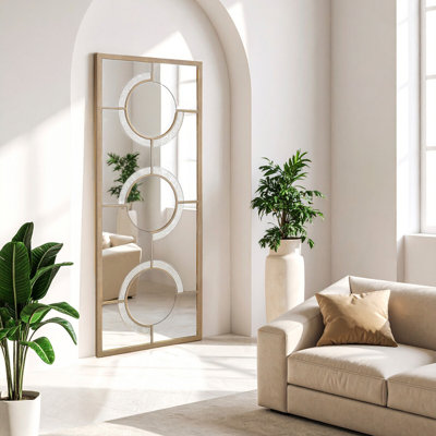 Sistrom Solid Wood Flat Wall Mirror