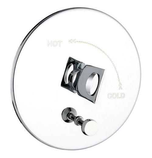 Fresh Round Pressure Balance T and S Complete with Valve, Polished Chrome