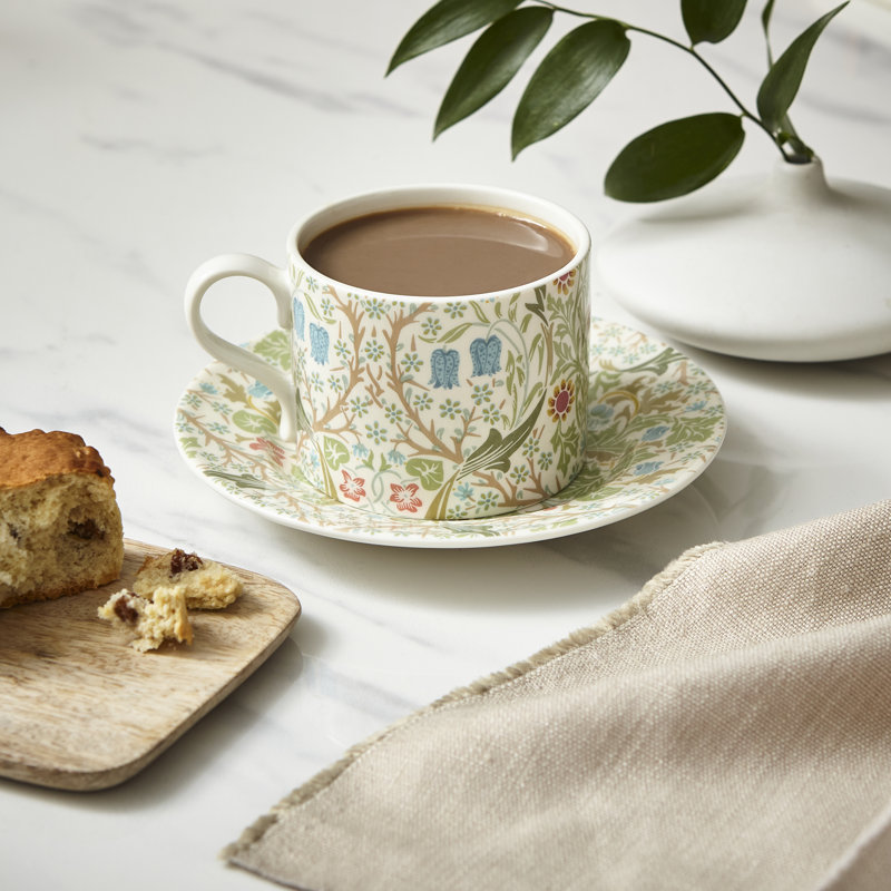The Original Morris & Co. Blackthorn Teacup & Saucer