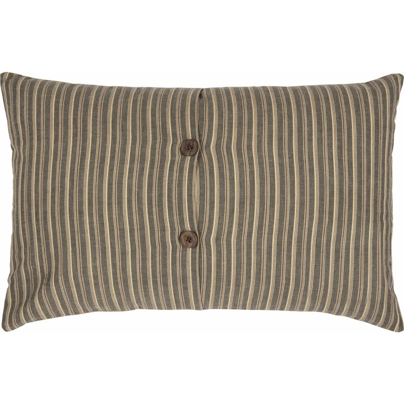 Sawyer Mill Beige Cotton Farmhouse Rectangular Pillow 14x22"