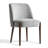 Upholstered Solid Wood Back Side Dining Chair (Set of 4)-842358112