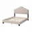 Upholstered Platform Bed, Contemporary Bedroom Furniture, Warm Brown Tufted Full Size Adjustable Headboard Bedframe